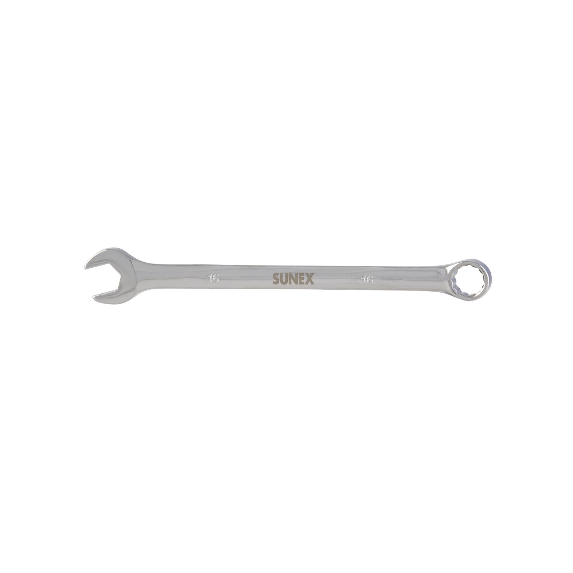 Sunex Tools Full Polish Combination Wrench — 16mm, Model# 991716MA
